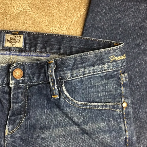Gold Sign Denim Jeans sz 25 - Picture 3 of 8